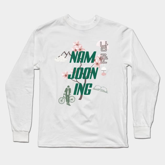 BTS RM Namjoon Namjooning Long Sleeve T-Shirt by WacalacaW